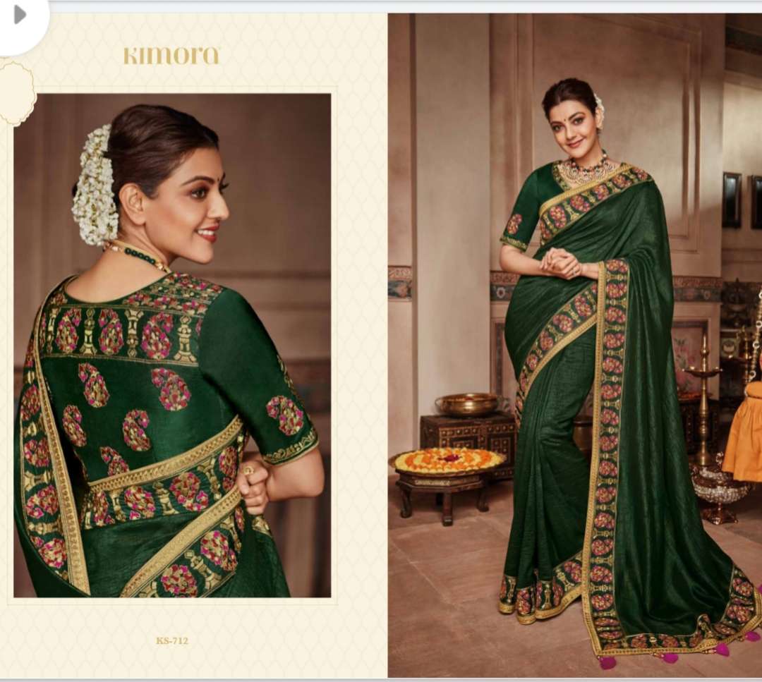 KIMORA SAREES HIT COLLECTION BY KIMORA FASHION COLORFUL BEAUTIFUL FANCY PARTY WEAR & TRADITIONAL WEAR FANCY SAREES AT WHOLESALE PRICE