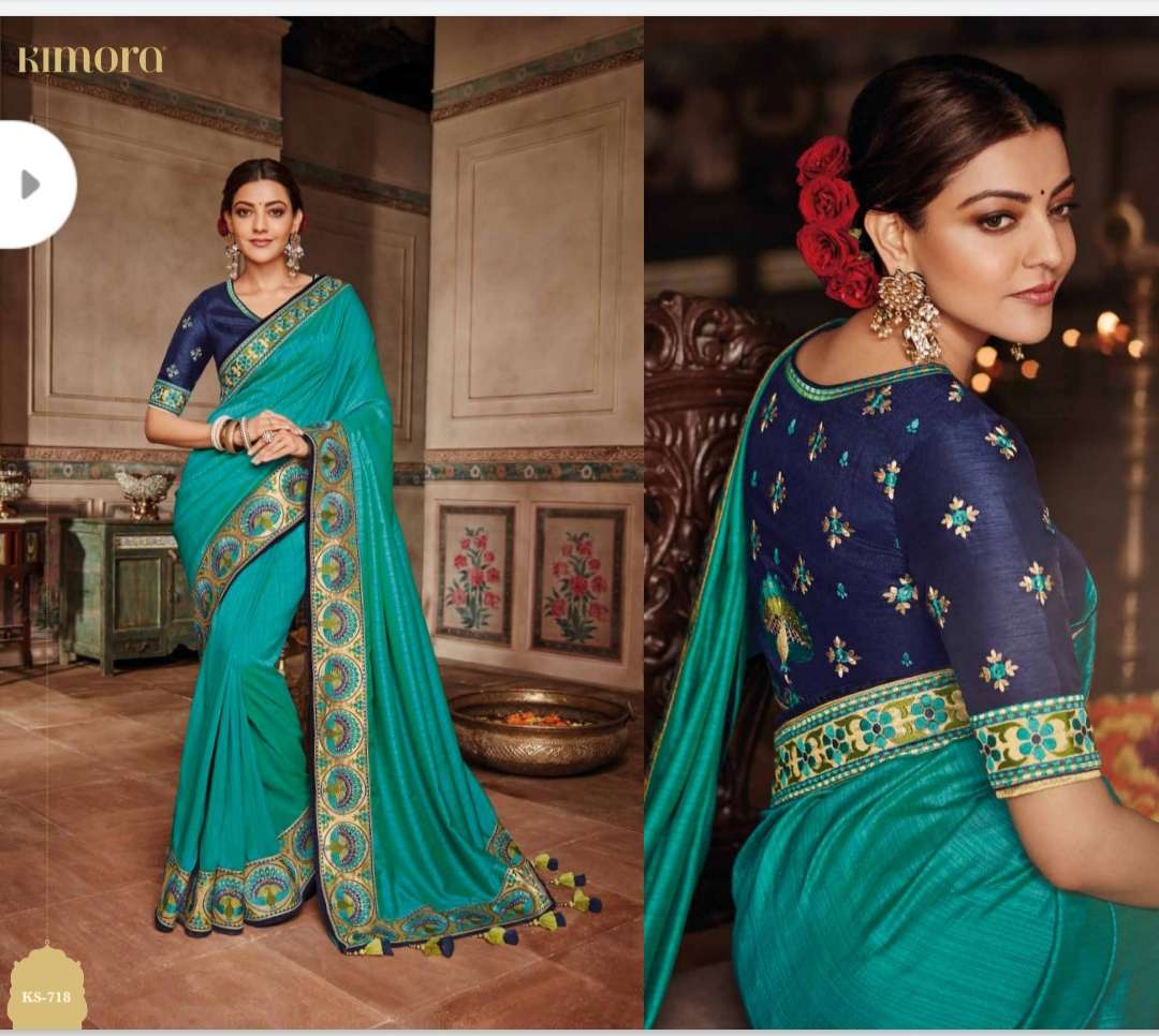 KIMORA SAREES HIT COLLECTION BY KIMORA FASHION COLORFUL BEAUTIFUL FANCY PARTY WEAR & TRADITIONAL WEAR FANCY SAREES AT WHOLESALE PRICE