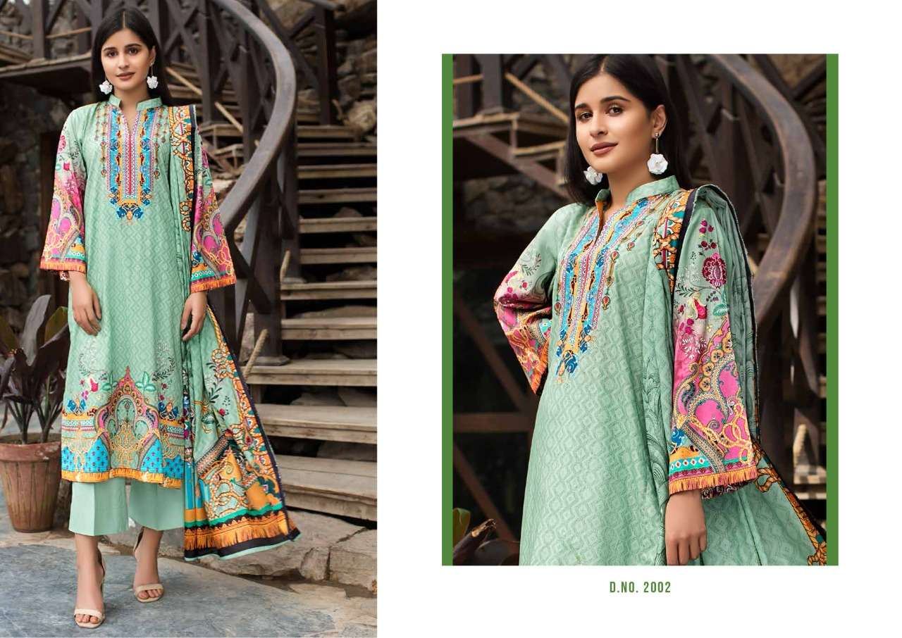 MAHNOOR VOL-2 BY BIN SAEED 2001 TO 2010 DESIGNER SUITS BEAUTIFUL STYLISH FANCY COLORFUL PARTY WEAR & ETHNIC WEAR PURE LAWN COTTON DRESSES AT WHOLESALE PRICE