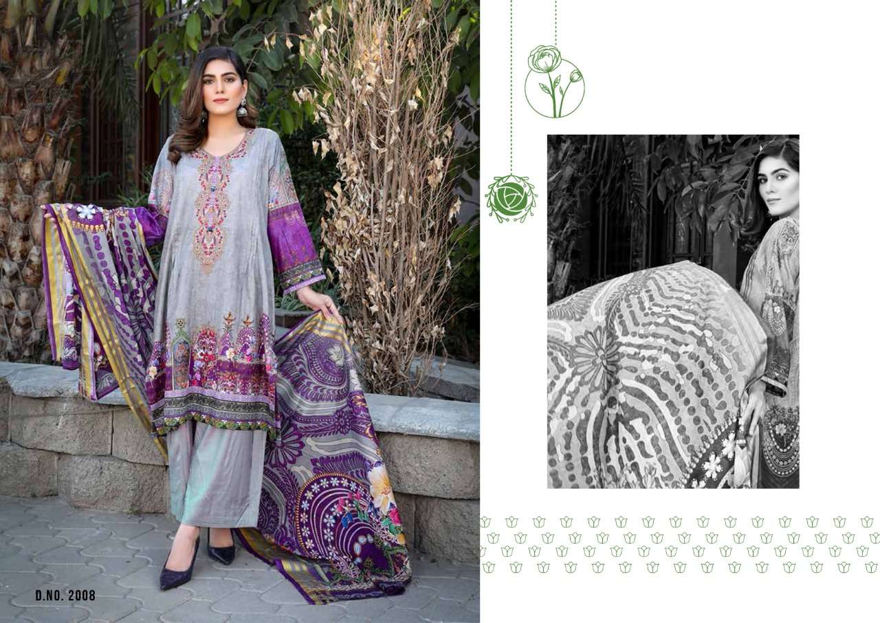 MAHNOOR VOL-2 BY BIN SAEED 2001 TO 2010 DESIGNER SUITS BEAUTIFUL STYLISH FANCY COLORFUL PARTY WEAR & ETHNIC WEAR PURE LAWN COTTON DRESSES AT WHOLESALE PRICE