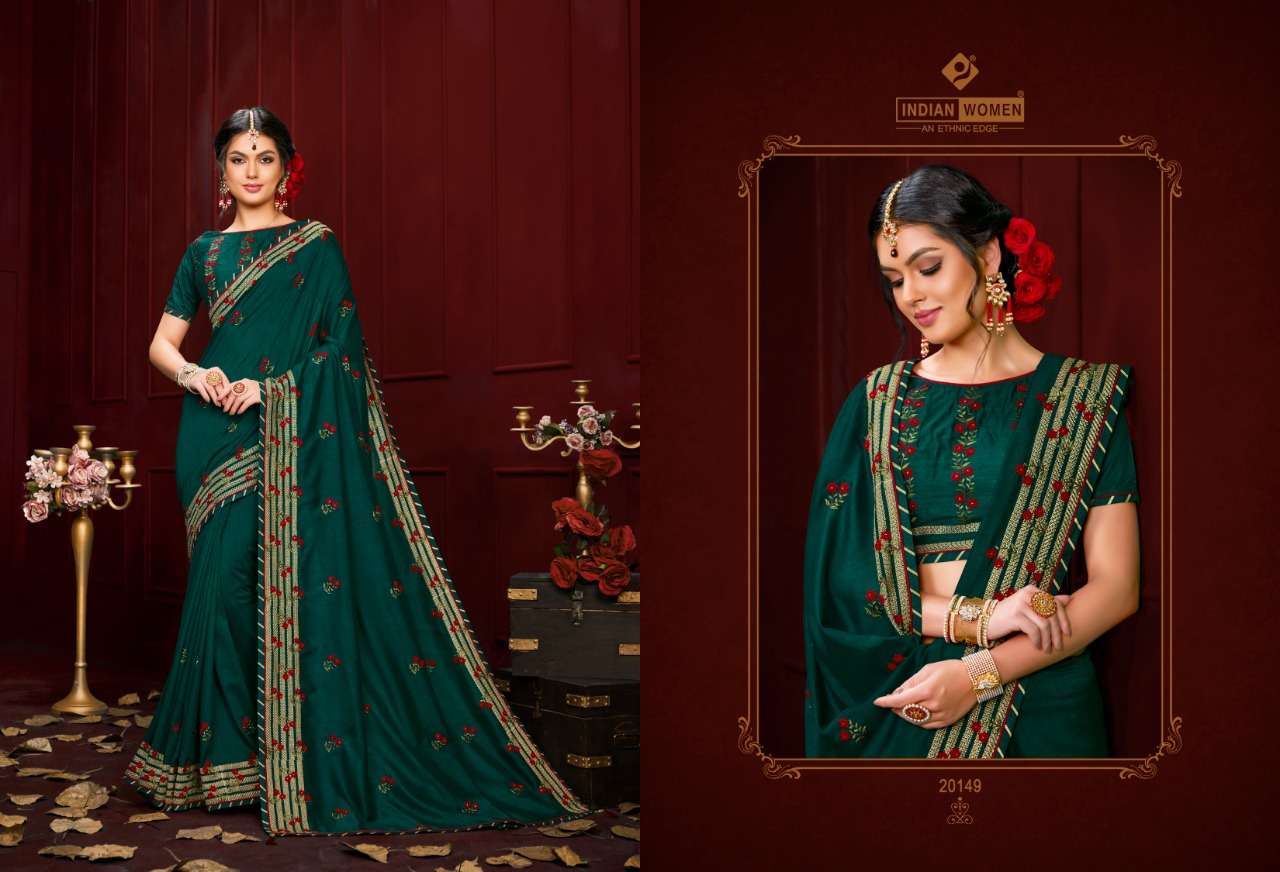 MANGO VOL-21 BY INDIAN WOMEN 20133 TO 20152 SERIES INDIAN TRADITIONAL WEAR COLLECTION BEAUTIFUL STYLISH FANCY COLORFUL PARTY WEAR & OCCASIONAL WEAR TWO TONE SILK EMBROIDERED SAREES AT WHOLESALE PRICE