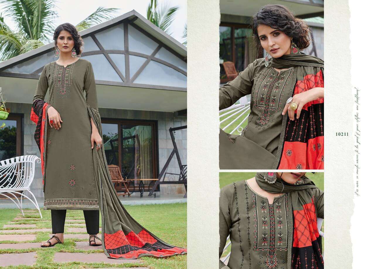 GREEN VALLY BY RAMAIYA 10211 TO 10218 SERIES BEAUTIFUL WINTER COLLECTION SUITS STYLISH FANCY COLORFUL CASUAL WEAR & ETHNIC WEAR PURE PURE COTTON WITH WORK DRESSES AT WHOLESALE PRICE