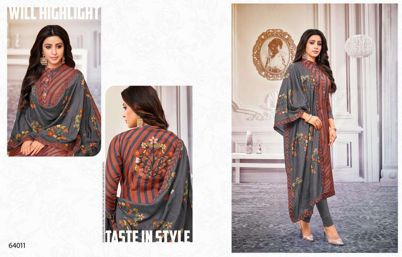 SECRATES BY KAPIL TRENDZ 64008 TO 64016 SERIES BEAUTIFUL WINTER COLLECTION SUITS STYLISH FANCY COLORFUL CASUAL WEAR & ETHNIC WEAR SILK CHEQUES WITH HAND WORK DRESSES AT WHOLESALE PRICE
