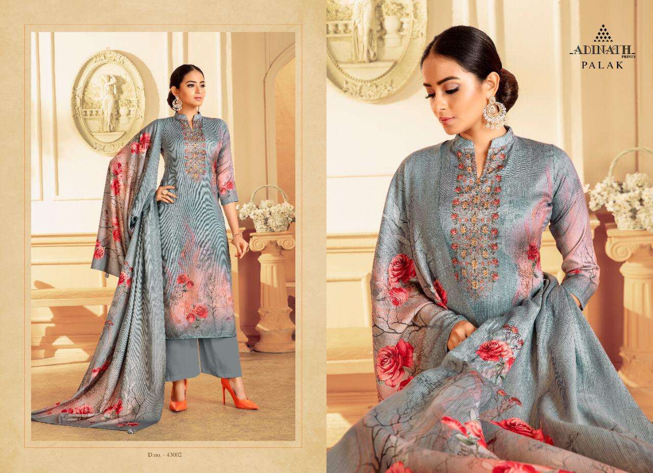 PALAK BY ADINATH PRINTS 43001 TO 43008 SERIES BEAUTIFUL WINTER COLLECTION SUITS STYLISH FANCY COLORFUL CASUAL WEAR & ETHNIC WEAR PASHMINA DIGITAL PRINTED DRESSES AT WHOLESALE PRICE