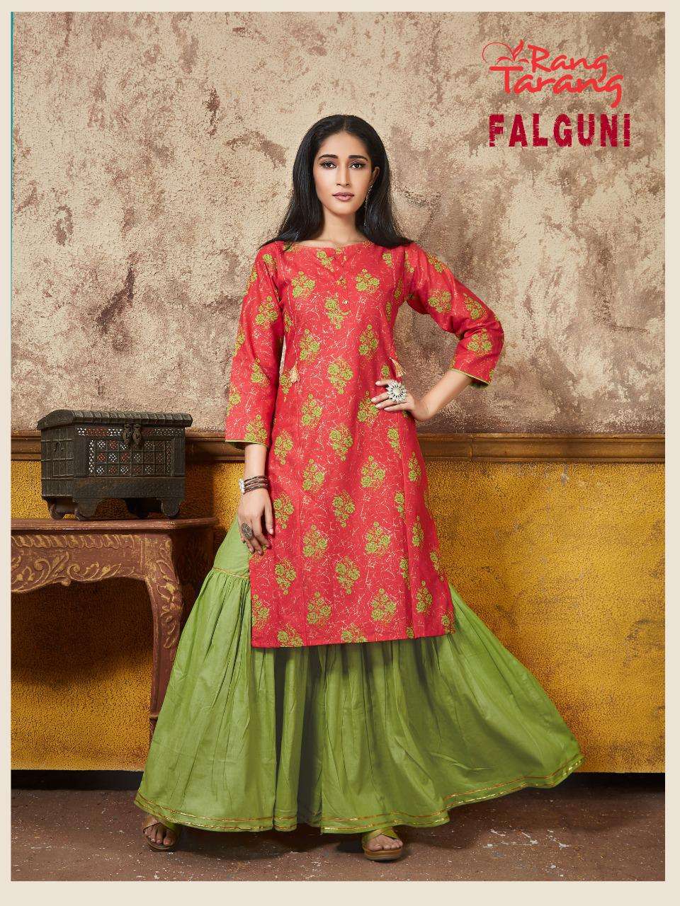 FALGUNI BY RANG TRANG 1001 TO 1006 SERIES STYLISH FANCY BEAUTIFUL COLORFUL CASUAL WEAR & ETHNIC WEAR PURE COTTON FLEX PRINTED KURTIS AT WHOLESALE PRICE