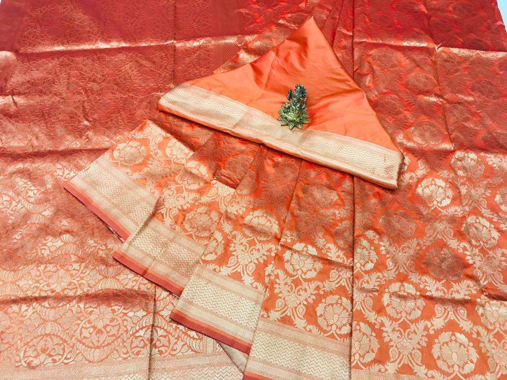 LICHI SILK BY FLORINA CREATION 01 TO 05 SERIES INDIAN TRADITIONAL WEAR COLLECTION BEAUTIFUL STYLISH FANCY COLORFUL PARTY WEAR & OCCASIONAL WEAR LICHI SILK SAREES AT WHOLESALE PRICE