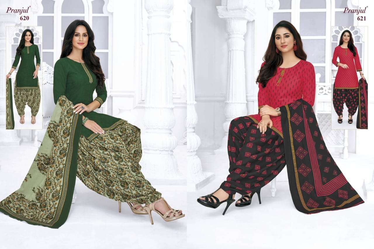 PRIYANKA VOL-6 BY PRANJUL 601 TO 648 SERIES BEAUTIFUL STYLISH ANARKALI SUITS FANCY COLORFUL CASUAL WEAR & ETHNIC WEAR & READY TO WEAR COTTON PRINTED DRESSES AT WHOLESALE PRICE