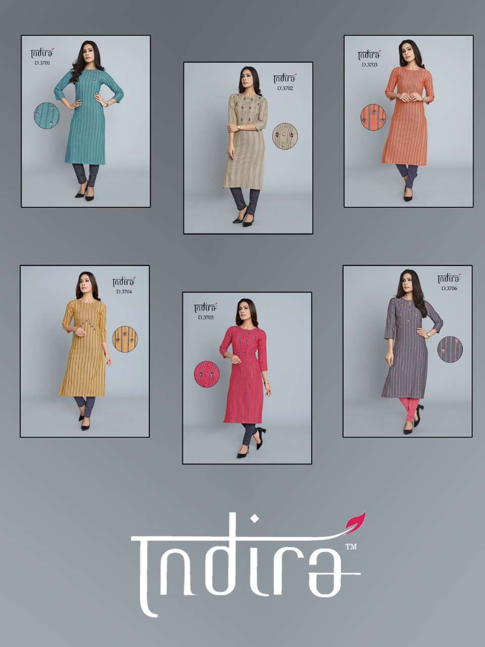 SHIMMER BY INDIRA 3701 TO 3706 SERIES DESIGNER BEAUTIFUL STYLISH FANCY COLORFUL PARTY WEAR & OCCASIONAL WEAR PREMIUM COTTON PRINTED KURTIS AT WHOLESALE PRICE
