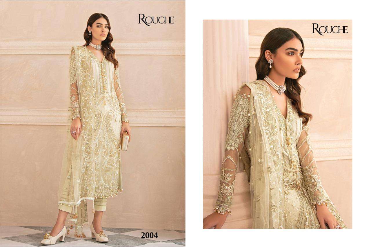 GULAAL BY ROUCHE 2001 TO 2004 SERIES DESIGNER PAKISTANI SUITS COLLECTION BEAUTIFUL STYLISH FANCY COLORFUL PARTY WEAR & OCCASIONAL WEAR HEAVY NET WITH EMBROIDERY DRESSES AT WHOLESALE PRICE