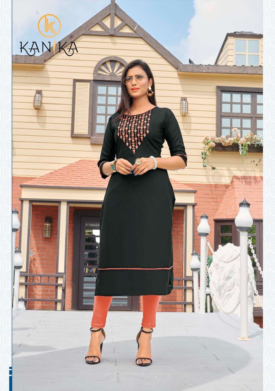 ANUROOP VOL-3 BY KANIKA 19 TO 28 SERIES BEAUTIFUL STYLISH FANCY COLORFUL CASUAL WEAR & ETHNIC WEAR & READY TO WEAR RUBY COTTON EMBROIDERED KURTIS AT WHOLESALE PRICE