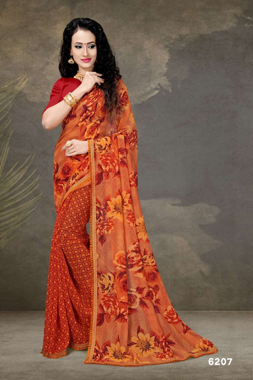 G MAIL VOL-84 BY HAYTEE 6204 TO 6215 SERIES INDIAN TRADITIONAL WEAR COLLECTION BEAUTIFUL STYLISH FANCY COLORFUL PARTY WEAR & OCCASIONAL WEAR HEAVY DAANI PRINTED SAREES AT WHOLESALE PRICE