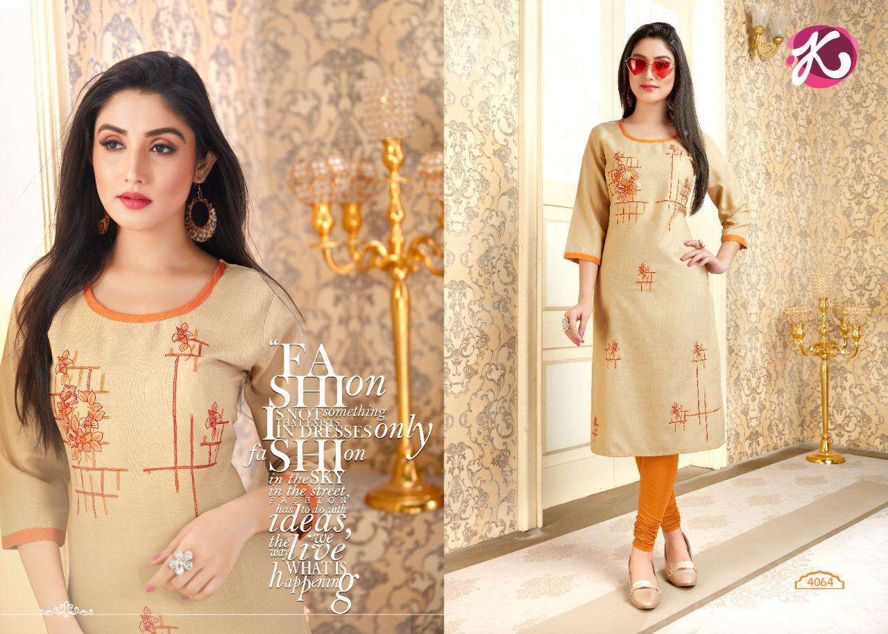 DESI GIRL BY KURTI TIMES 4059 TO 4064 SERIES BEAUTIFUL STYLISH FANCY COLORFUL CASUAL WEAR & ETHNIC WEAR & READY TO WEAR COTTON PRINTED KURTIS AT WHOLESALE PRICE