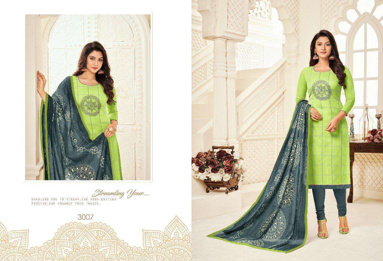 OSCAR VOL-13 BY SHAGUN LIFE STYLE 3001 TO 3016 SERIES BEAUTIFUL SUITS COLORFUL STYLISH FANCY CASUAL WEAR & ETHNIC WEAR MIX FABRIC PRINTED DRESSES AT WHOLESALE PRICE