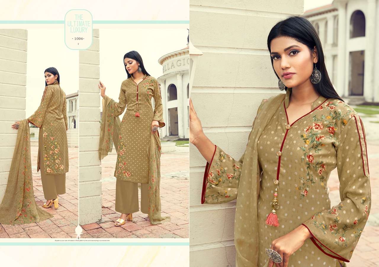 MAAHI BY RITU INTERNATIONAL 1001 TO 1008 SERIES BEAUTIFUL STYLISH SUITS FANCY COLORFUL CASUAL WEAR & ETHNIC WEAR & READY TO WEAR PURE PASHMINA DOBBY DIGITAL PRINTED DRESSES AT WHOLESALE PRICE