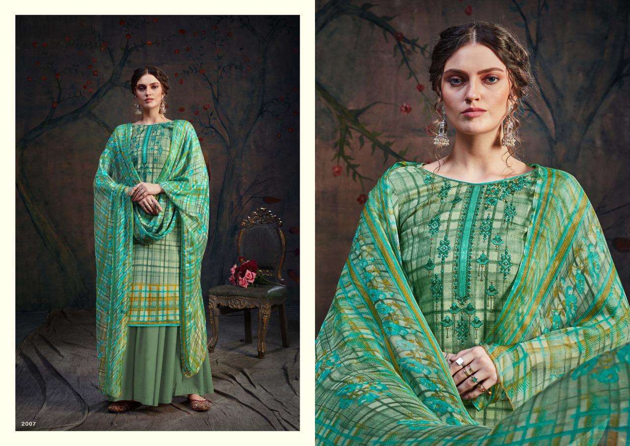FIZA VOL-2 BY CHANDRA FASHION 2001 TO 2008 SERIES BEAUTIFUL SUITS STYLISH FANCY COLORFUL CASUAL WEAR & ETHNIC WEAR PURE PASHMINA PRINT WITH EMBROIDERY DRESSES AT WHOLESALE PRICE