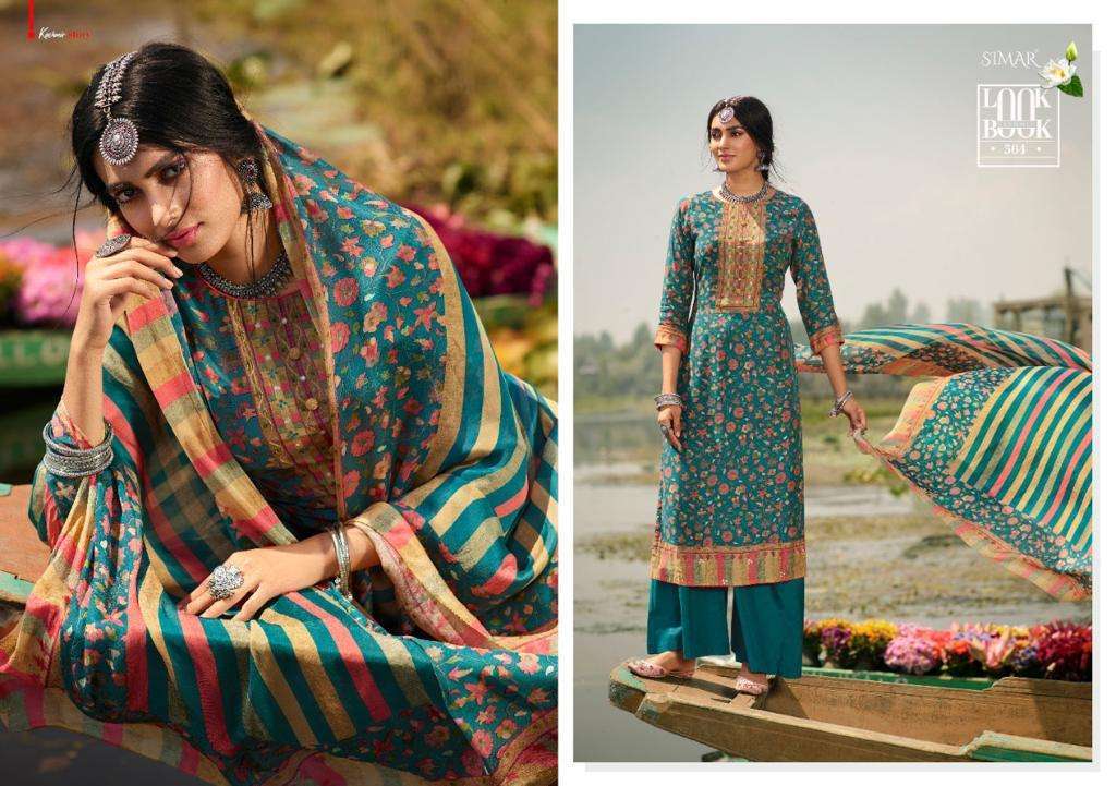Kashish By Glossy 358 To 365 Series Beautiful Suits Stylish Fancy Colorful Casual Wear & Ethnic Wear Pure Viscose Muslin Dresses At Wholesale Price