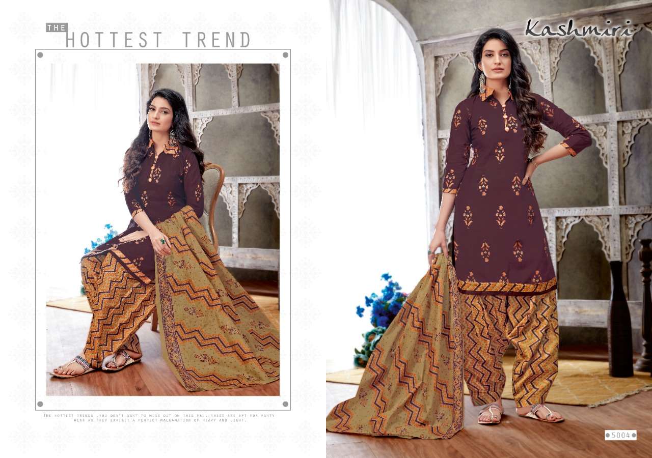 KASHMIRI VOL-5 BY GANESHA 5004 TO 54015 SERIES BEAUTIFUL COLORFUL STYLISH FANCY CASUAL WEAR & ETHNIC WEAR & READY TO WEAR FANCY PRINTED DRESSES AT WHOLESALE PRICE