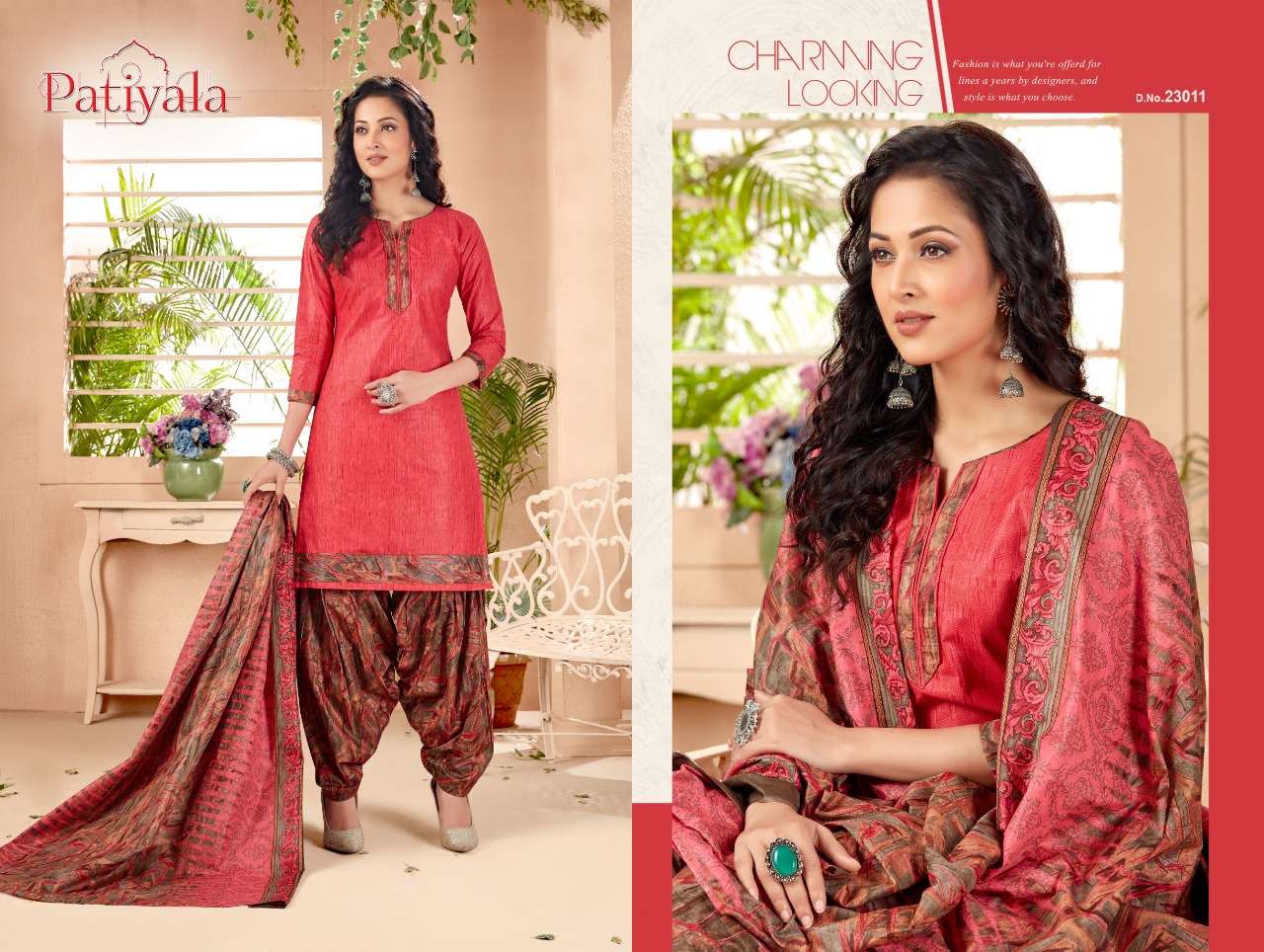 PATIALA VOL-23 BY GANESHA 23004 TO 23015 SERIES BEAUTIFUL COLORFUL STYLISH FANCY CASUAL WEAR & ETHNIC WEAR & READY TO WEAR FANCY PRINTED DRESSES AT WHOLESALE PRICE