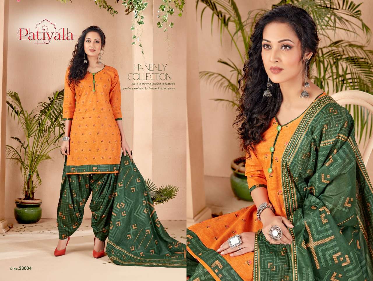 PATIALA VOL-23 BY GANESHA 23004 TO 23015 SERIES BEAUTIFUL COLORFUL STYLISH FANCY CASUAL WEAR & ETHNIC WEAR & READY TO WEAR FANCY PRINTED DRESSES AT WHOLESALE PRICE