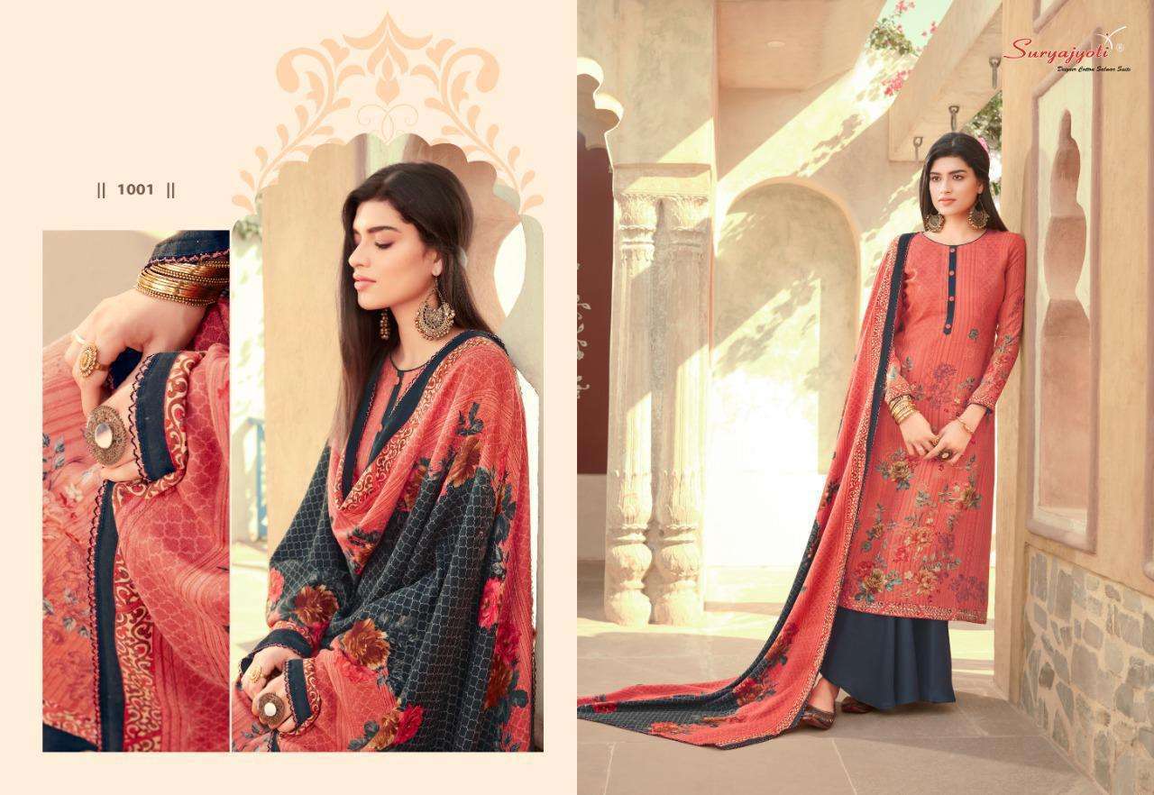 NAZIA BY SURYAJYOTI 1001 TO 1010 SERIES BEAUTIFUL STYLISH FANCY COLORFUL CASUAL WEAR & ETHNIC WEAR PASHMINA DOBBY DRESSES AT WHOLESALE PRICE