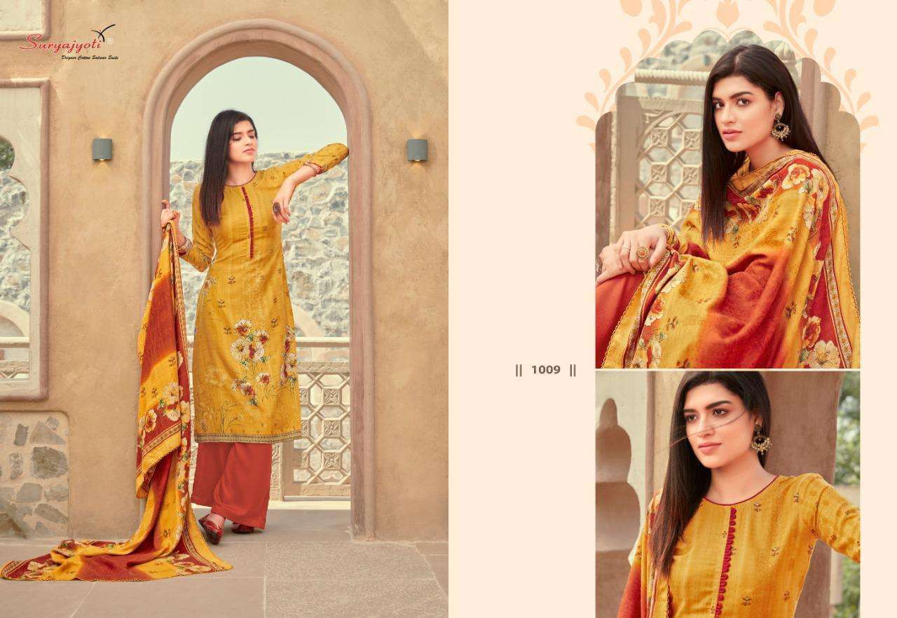 NAZIA BY SURYAJYOTI 1001 TO 1010 SERIES BEAUTIFUL STYLISH FANCY COLORFUL CASUAL WEAR & ETHNIC WEAR PASHMINA DOBBY DRESSES AT WHOLESALE PRICE