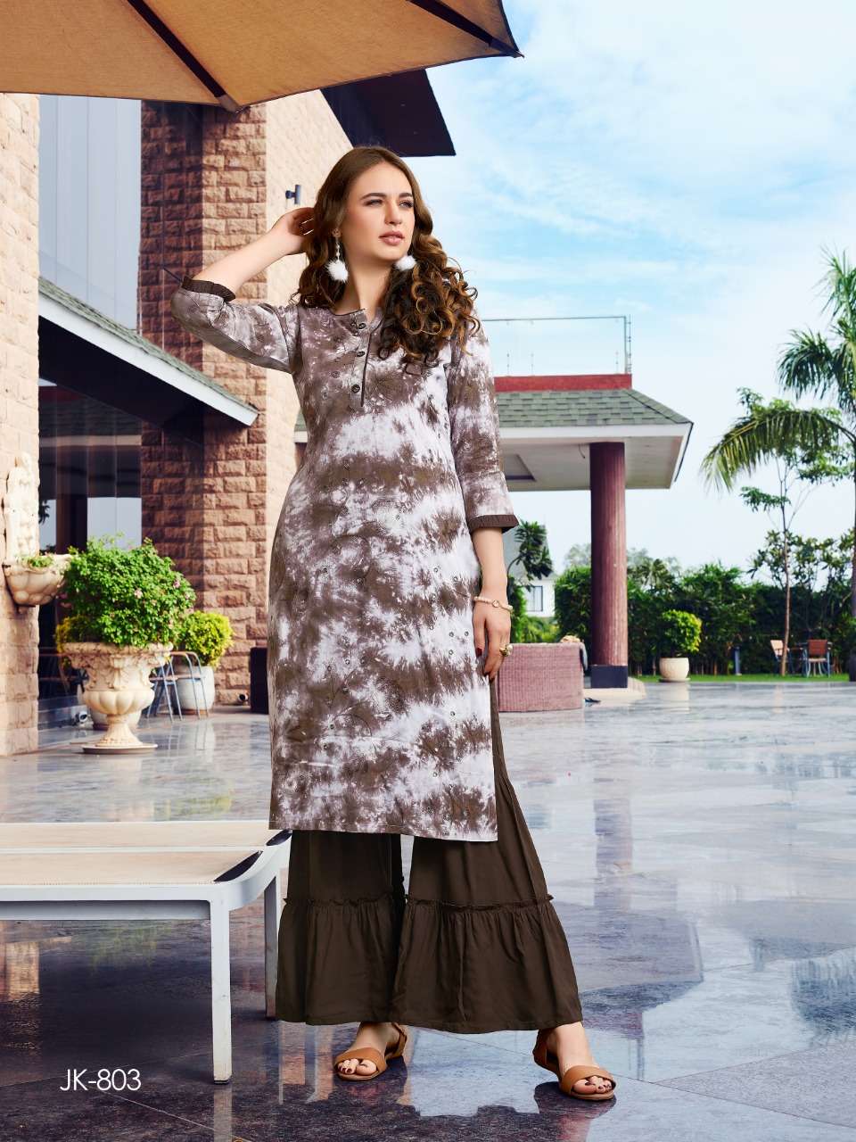 MISTEE BY FIESTA 801 TO 804 SERIES BEAUTIFUL STYLISH FANCY COLORFUL CASUAL WEAR & ETHNIC WEAR & READY TO WEAR PREMIUM RAYON PRINTED KURTIS AT WHOLESALE PRICE