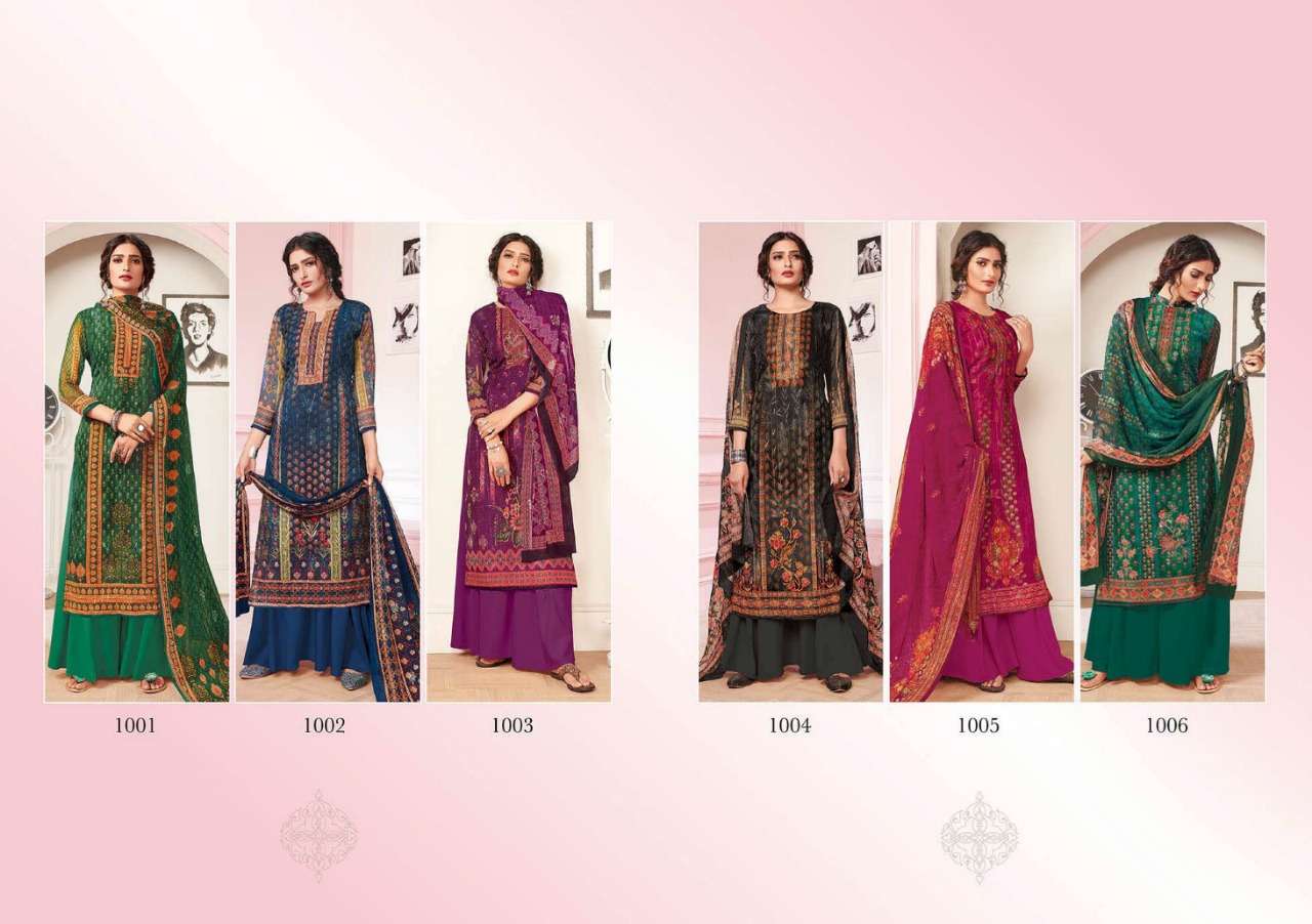 MAYESHA BY HANSA PRINT 1001 TO 1006 SERIES BEAUTIFUL SUITS STYLISH FANCY COLORFUL PARTY WEAR & OCCASIONAL WEAR GEOREGETTE DIGITAL PRINTED DRESSES AT WHOLESALE PRICE