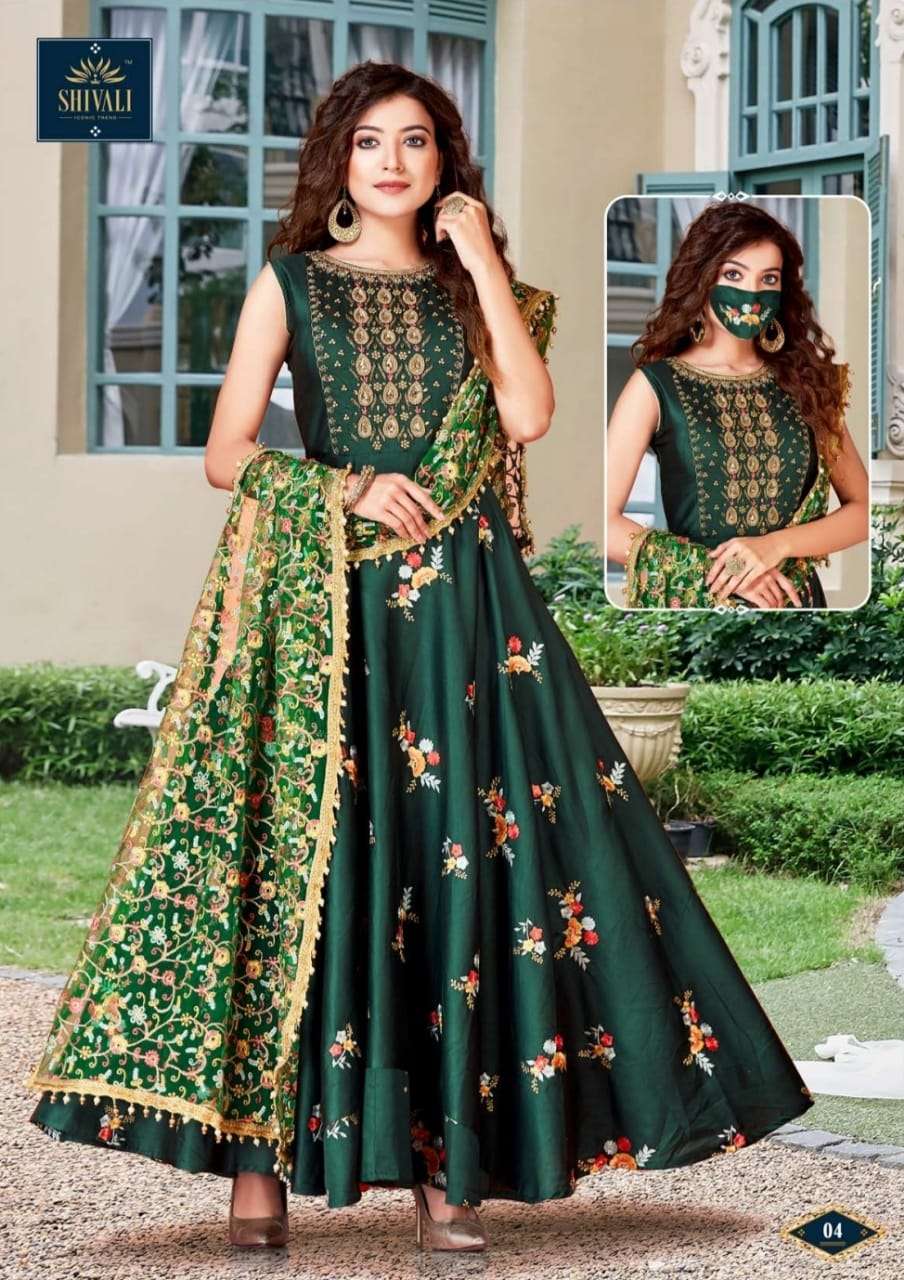 strapless open back dress Kashee's Bridal Wear  KBW-056 | Luxury Hand-Embellished Bridal Lehenga