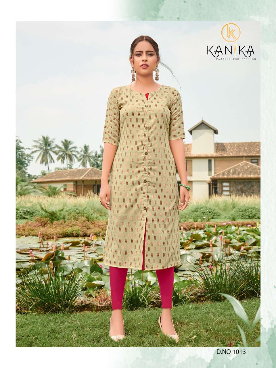 SLUB IKKAT VOL-2 BY KANIKA 1008 TO 1014 SERIES BEAUTIFUL STYLISH FANCY COLORFUL CASUAL WEAR & ETHNIC WEAR RAYON SLUB IKKAT PRINTED KURTIS AT WHOLESALE PRICE