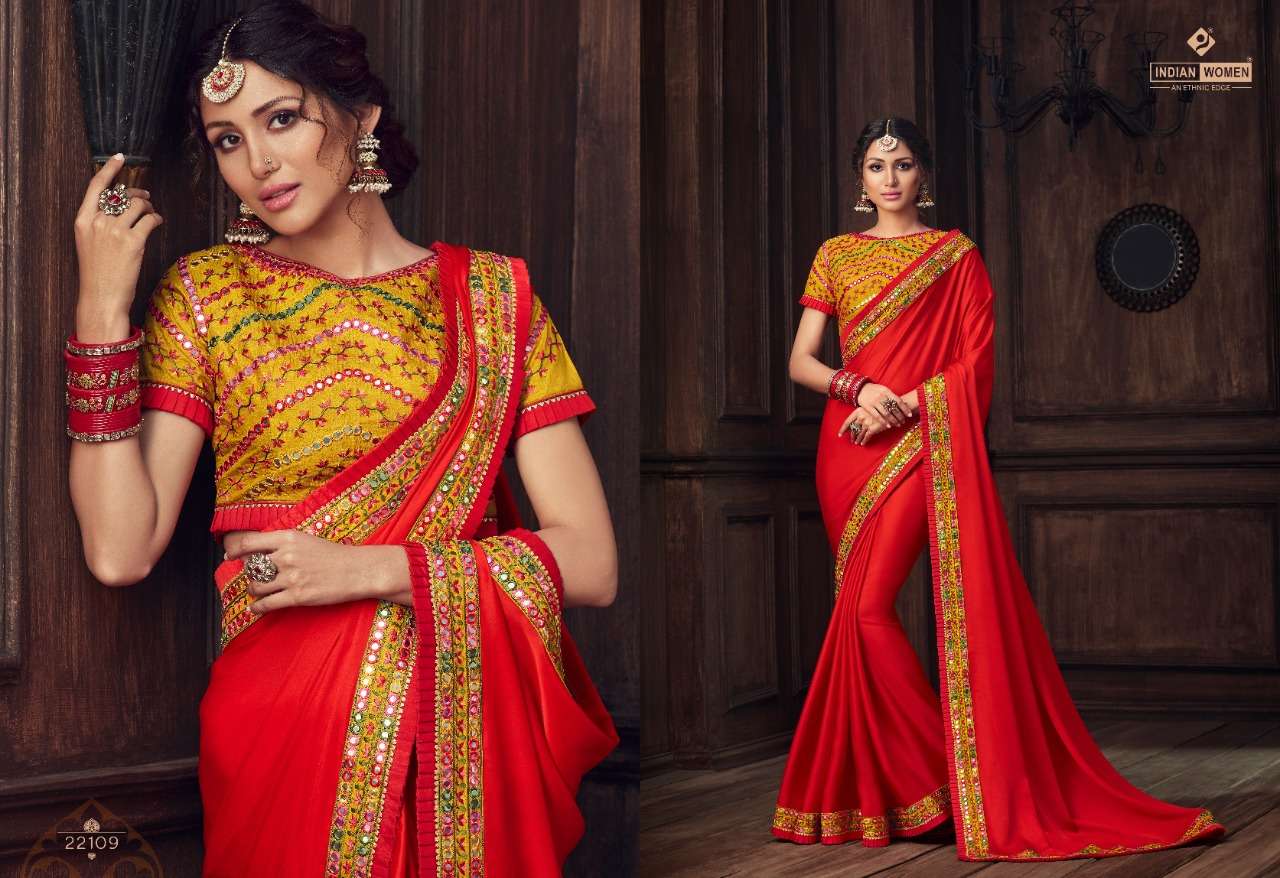 RAASLEELA VOL-22 BY INDIAN WOMEN INDIAN TRADITIONAL WEAR COLLECTION BEAUTIFUL STYLISH FANCY COLORFUL PARTY WEAR & OCCASIONAL WEAR SILK SAREES AT WHOLESALE PRICE