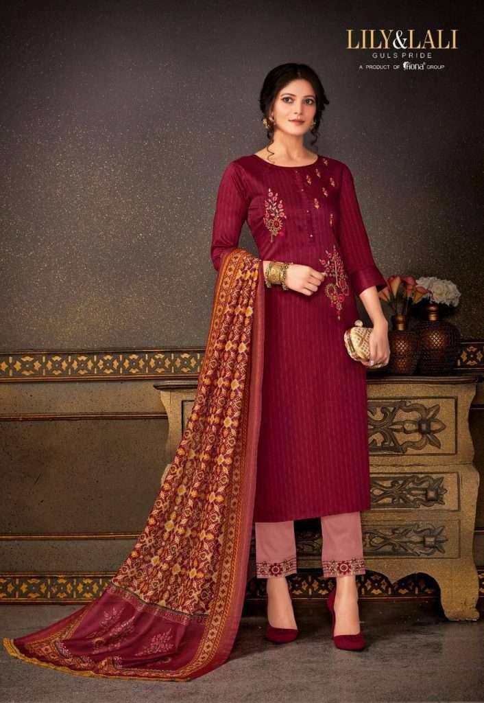 MADHUBALA BY LILY AND ALI 5081 TO 5088 SERIES BEAUTIFUL SUITS STYLISH FANCY COLORFUL PARTY WEAR & OCCASIONAL WEAR STRIP PATTERN SILK DRESSES AT WHOLESALE PRICE
