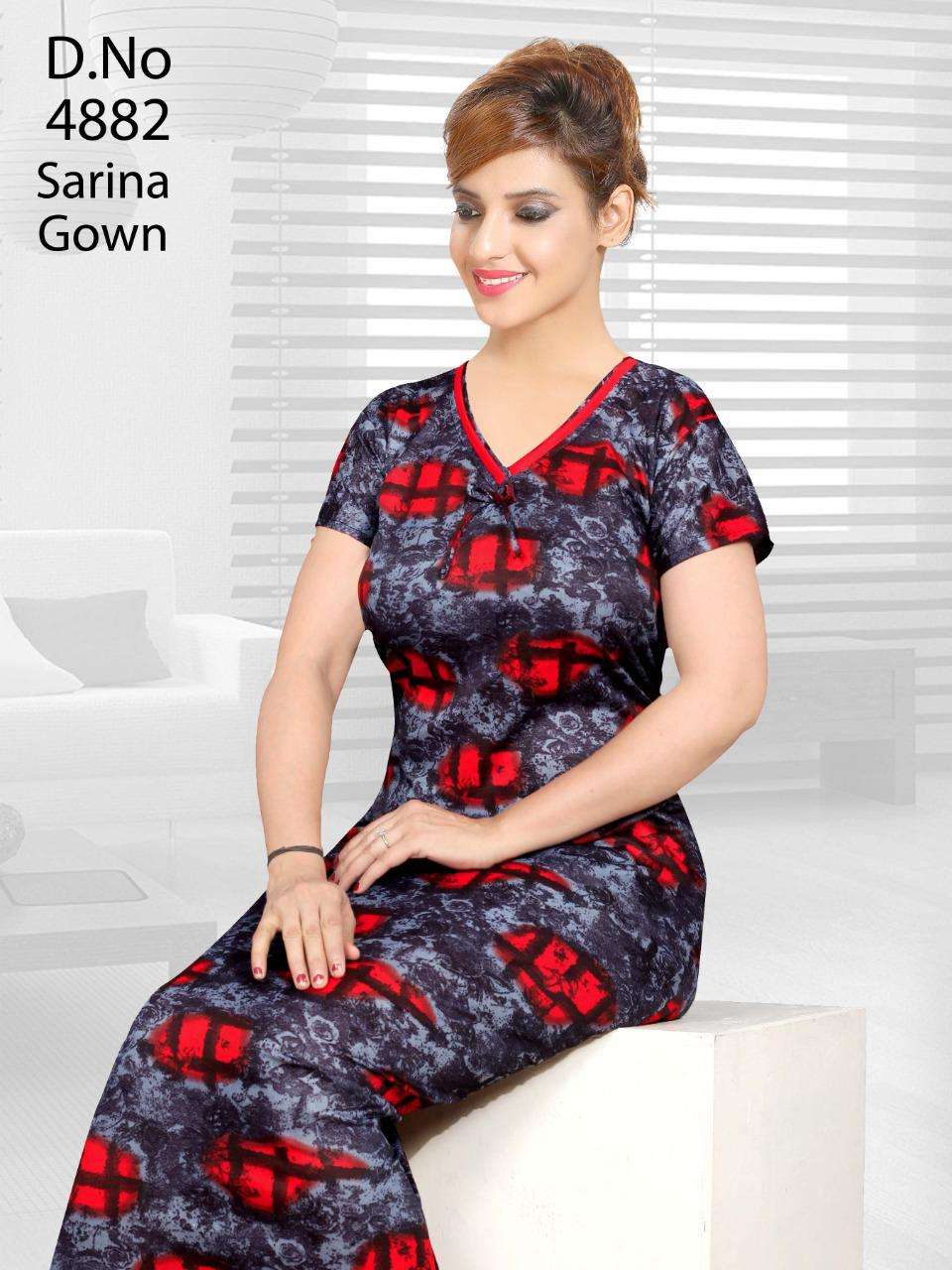 SARINA BY FASHION TALK 01 TO 16 SERIES DESIGNER BEAUTIFUL STYLISH FANCY COLORFUL PARTY WEAR & OCCASIONAL WEAR FANCY PRINTED GOWNS AT WHOLESALE PRICE