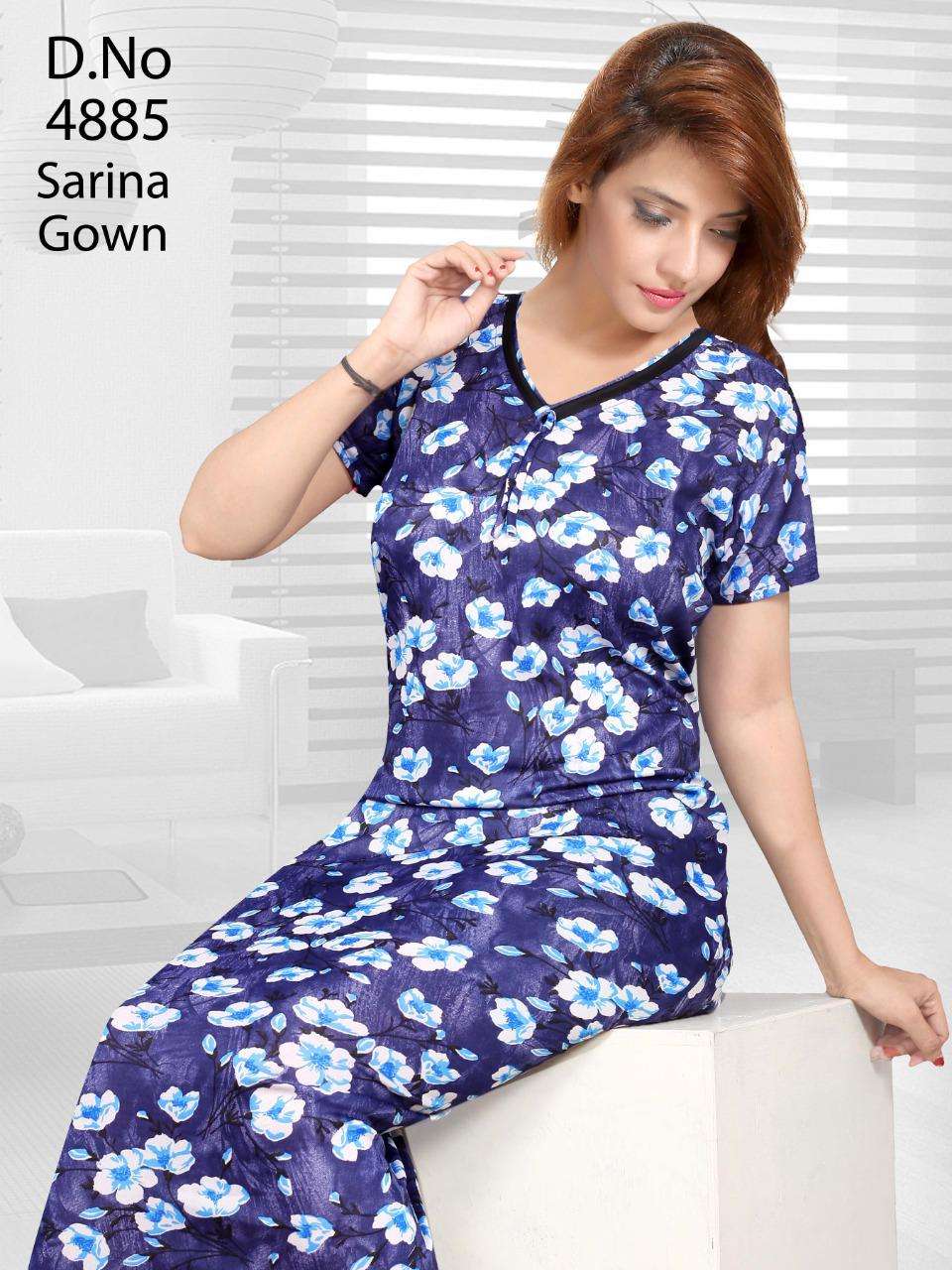 SARINA BY FASHION TALK 01 TO 16 SERIES DESIGNER BEAUTIFUL STYLISH FANCY COLORFUL PARTY WEAR & OCCASIONAL WEAR FANCY PRINTED GOWNS AT WHOLESALE PRICE