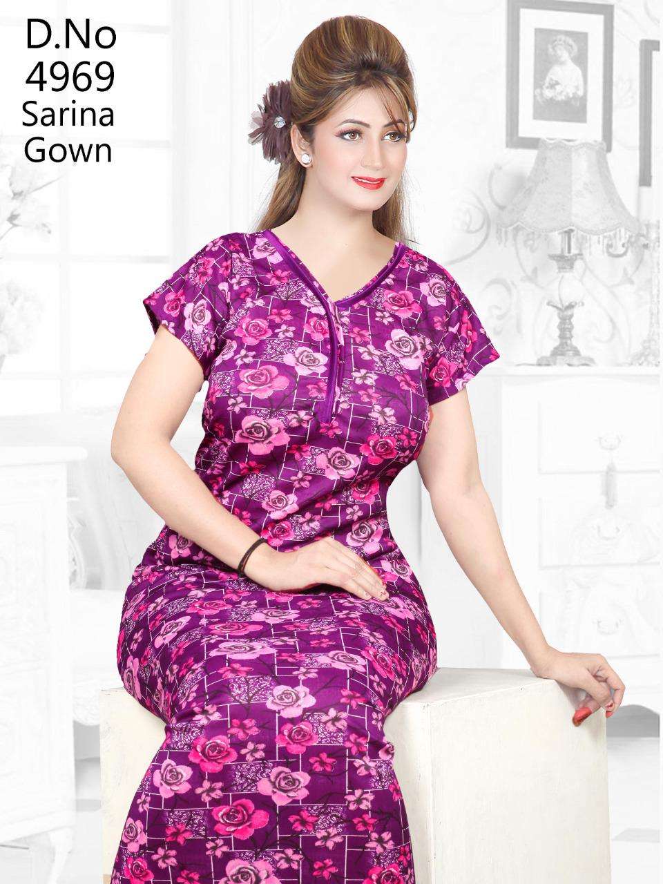 SARINA BY FASHION TALK 01 TO 16 SERIES DESIGNER BEAUTIFUL STYLISH FANCY COLORFUL PARTY WEAR & OCCASIONAL WEAR FANCY PRINTED GOWNS AT WHOLESALE PRICE