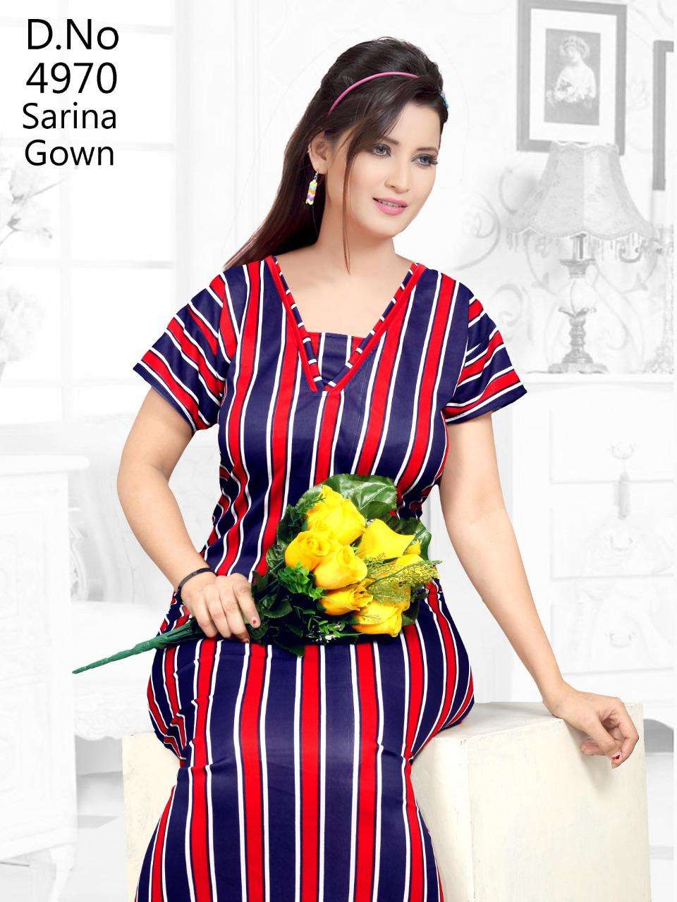 SARINA BY FASHION TALK 01 TO 16 SERIES DESIGNER BEAUTIFUL STYLISH FANCY COLORFUL PARTY WEAR & OCCASIONAL WEAR FANCY PRINTED GOWNS AT WHOLESALE PRICE