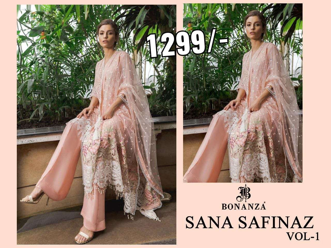 BONANZA HIT COLLECTION BY BONANZA BEAUTIFUL PAKISTANI SUITS COLORFUL STYLISH FANCY CASUAL WEAR & ETHNIC WEAR FANCY DRESSES AT WHOLESALE PRICE