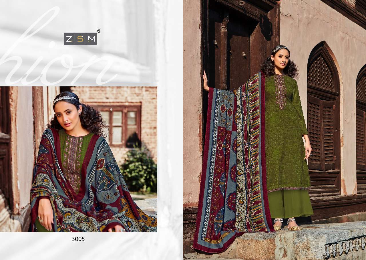 GULMOHAR VOL-3 BY ZSM 3001 TO 3008 SERIES BEAUTIFUL STYLISH SHARARA SUITS FANCY COLORFUL CASUAL WEAR & ETHNIC WEAR & READY TO WEAR HEAVY I BALL PASHMINA PRINTED DRESSES AT WHOLESALE PRICE