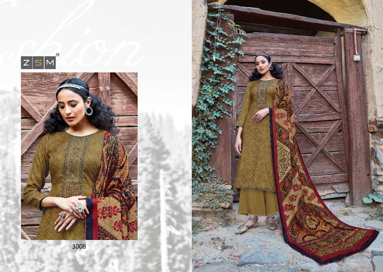 GULMOHAR VOL-3 BY ZSM 3001 TO 3008 SERIES BEAUTIFUL STYLISH SHARARA SUITS FANCY COLORFUL CASUAL WEAR & ETHNIC WEAR & READY TO WEAR HEAVY I BALL PASHMINA PRINTED DRESSES AT WHOLESALE PRICE