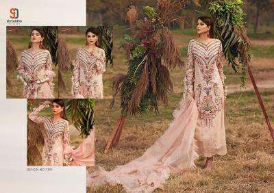 CHARIZMA VOL-3 BY SHRADDHA DESIGNER 7301 TO 7304 SERIES BEAUTIFUL WINTER COLLECTION SUITS STYLISH FANCY COLORFUL CASUAL WEAR & ETHNIC WEAR PURE CAMBRIC COTTON WITH EMBROIDERY DRESSES AT WHOLESALE PRICE