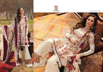 CHARIZMA VOL-3 BY SHRADDHA DESIGNER 7301 TO 7304 SERIES BEAUTIFUL WINTER COLLECTION SUITS STYLISH FANCY COLORFUL CASUAL WEAR & ETHNIC WEAR PURE CAMBRIC COTTON WITH EMBROIDERY DRESSES AT WHOLESALE PRICE