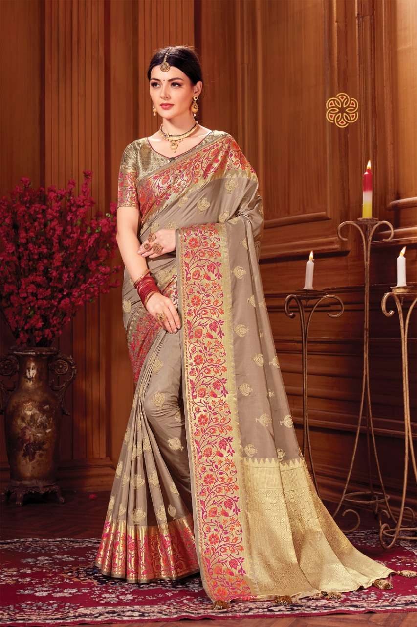 KALIKA SILK BY SANGAM PRINTS 1001 TO 1006 SERIES INDIAN TRADITIONAL WEAR COLLECTION BEAUTIFUL STYLISH FANCY COLORFUL PARTY WEAR & OCCASIONAL WEAR SILK SAREES AT WHOLESALE PRICE