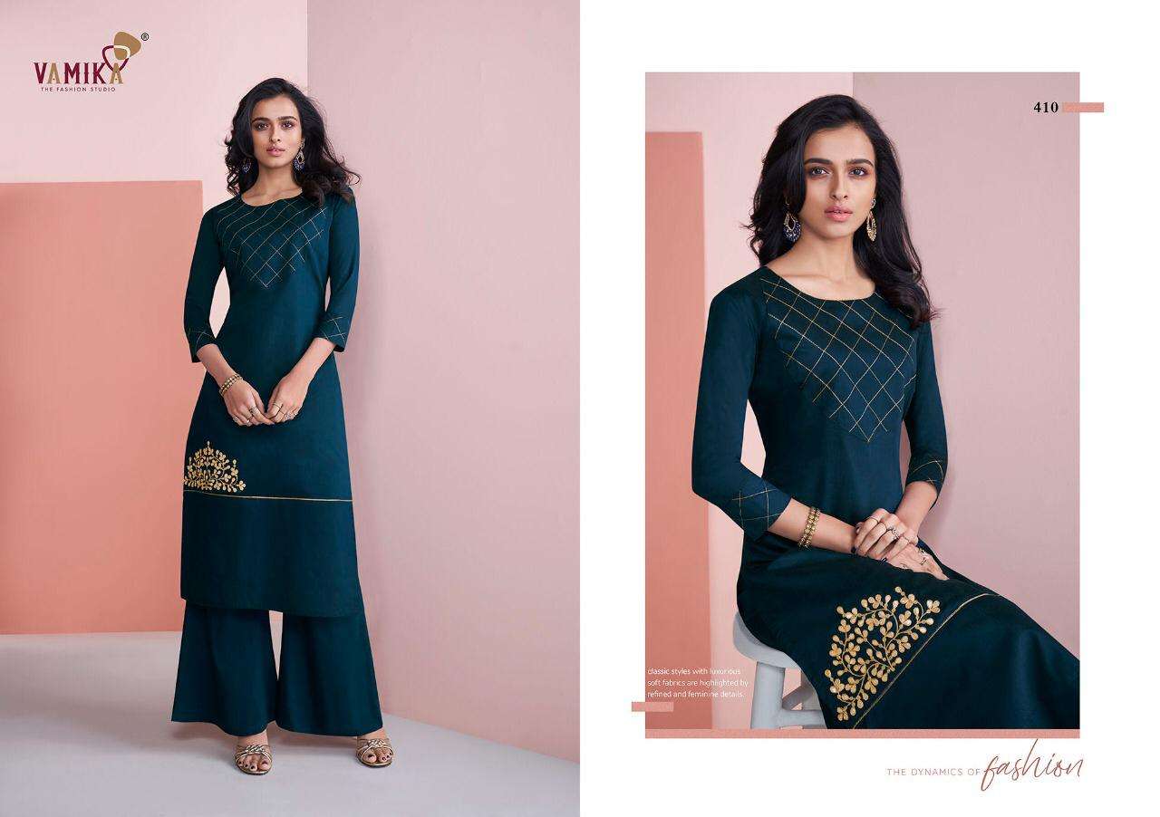 NAZZ VOL-2 NX BY VAMIKA BEAUTIFUL STYLISH FANCY COLORFUL CASUAL WEAR & ETHNIC WEAR & READY TO WEAR PURE VISCOSE SILK KURTIS AT WHOLESALE PRICE