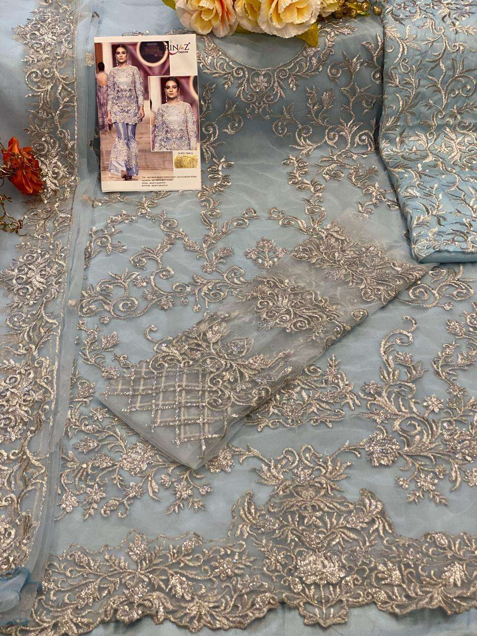 RINAZ SALE COLLECTION BY RINAZ FASHION Z BEAUTIFUL PAKISTANI SUITS COLORFUL STYLISH FANCY CASUAL WEAR & ETHNIC WEAR GEORGETTE/NET EMBROIDERY DRESSES AT WHOLESALE PRICE