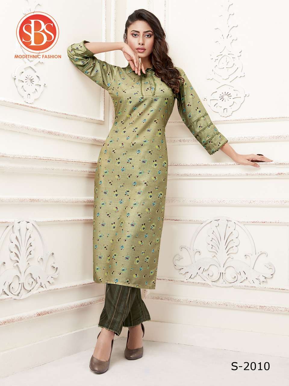 ALISHA BY SBS 2010 TO 2013 SERIES BEAUTIFUL COLORFUL STYLISH FANCY CASUAL WEAR & READY TO WEAR MUSLIN KURTIS WITH BOTTOM AT WHOLESALE PRICE