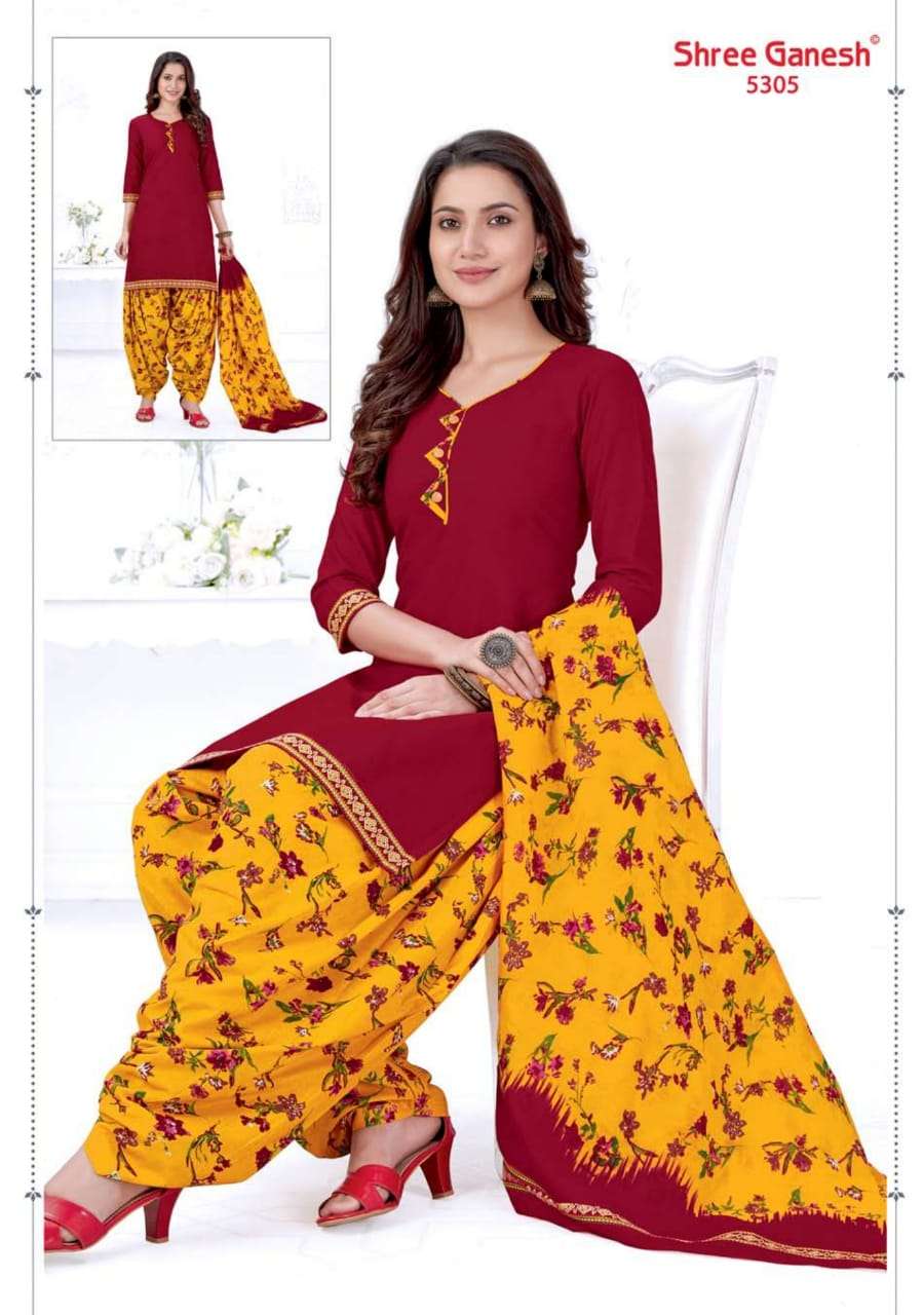 PANCHI VOL-4 BY SHREE GANESH 5301 TO 5315 SERIES SUITS BEAUTIFUL FANCY COLORFUL STYLISH PARTY WEAR & OCCASIONAL WEAR COTTON PRINTED DRESSES AT WHOLESALE PRICE
