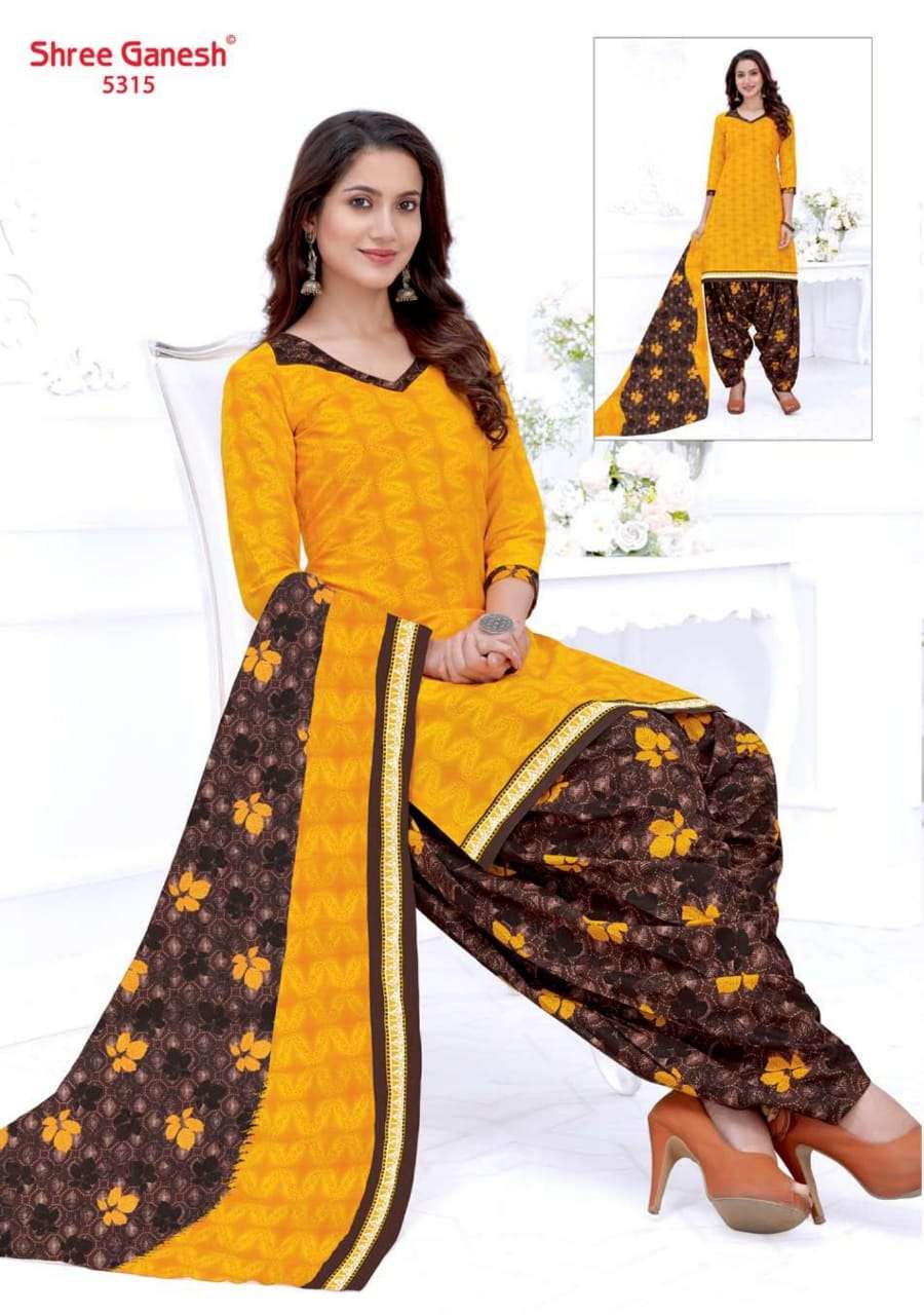 PANCHI VOL-4 BY SHREE GANESH 5301 TO 5315 SERIES SUITS BEAUTIFUL FANCY COLORFUL STYLISH PARTY WEAR & OCCASIONAL WEAR COTTON PRINTED DRESSES AT WHOLESALE PRICE