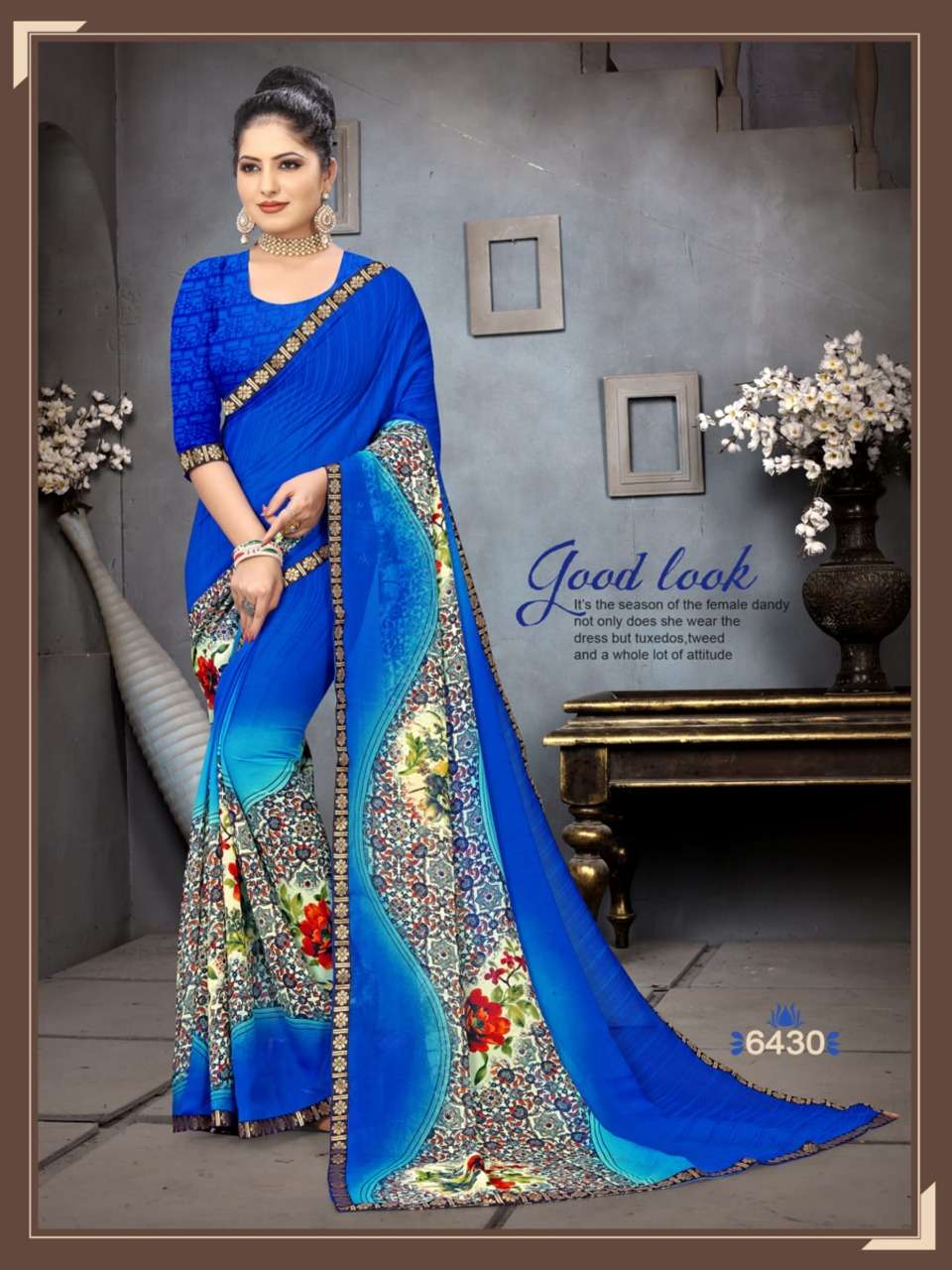 ADVANCE BOOKING VOL-12 BY HAYTEE 6429 TO 6440 SERIES INDIAN TRADITIONAL WEAR COLLECTION BEAUTIFUL STYLISH FANCY COLORFUL PARTY WEAR & OCCASIONAL WEAR HEAVY DANI PRINTED SAREES AT WHOLESALE PRICE