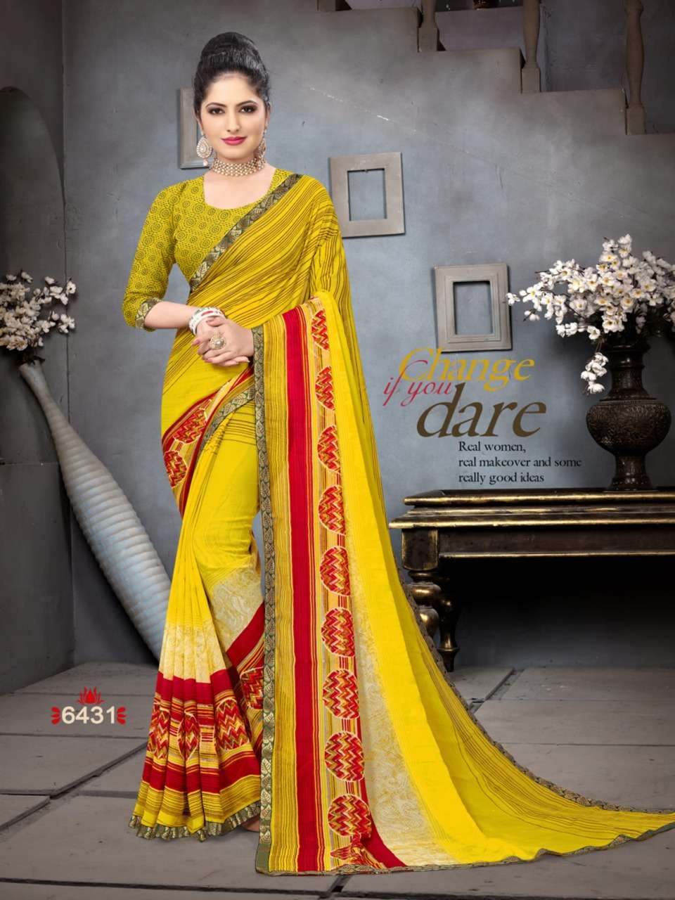 ADVANCE BOOKING VOL-12 BY HAYTEE 6429 TO 6440 SERIES INDIAN TRADITIONAL WEAR COLLECTION BEAUTIFUL STYLISH FANCY COLORFUL PARTY WEAR & OCCASIONAL WEAR HEAVY DANI PRINTED SAREES AT WHOLESALE PRICE