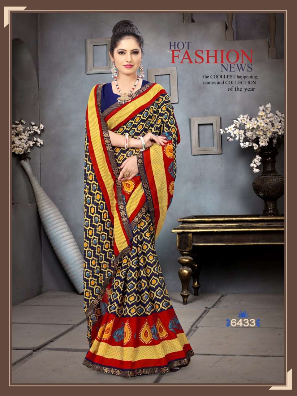 ADVANCE BOOKING VOL-12 BY HAYTEE 6429 TO 6440 SERIES INDIAN TRADITIONAL WEAR COLLECTION BEAUTIFUL STYLISH FANCY COLORFUL PARTY WEAR & OCCASIONAL WEAR HEAVY DANI PRINTED SAREES AT WHOLESALE PRICE