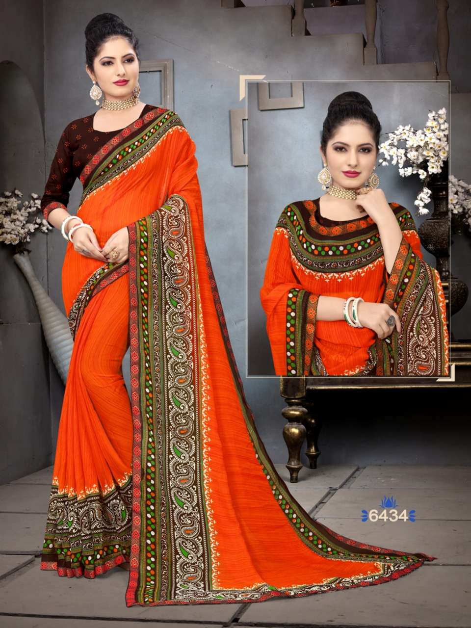 ADVANCE BOOKING VOL-12 BY HAYTEE 6429 TO 6440 SERIES INDIAN TRADITIONAL WEAR COLLECTION BEAUTIFUL STYLISH FANCY COLORFUL PARTY WEAR & OCCASIONAL WEAR HEAVY DANI PRINTED SAREES AT WHOLESALE PRICE